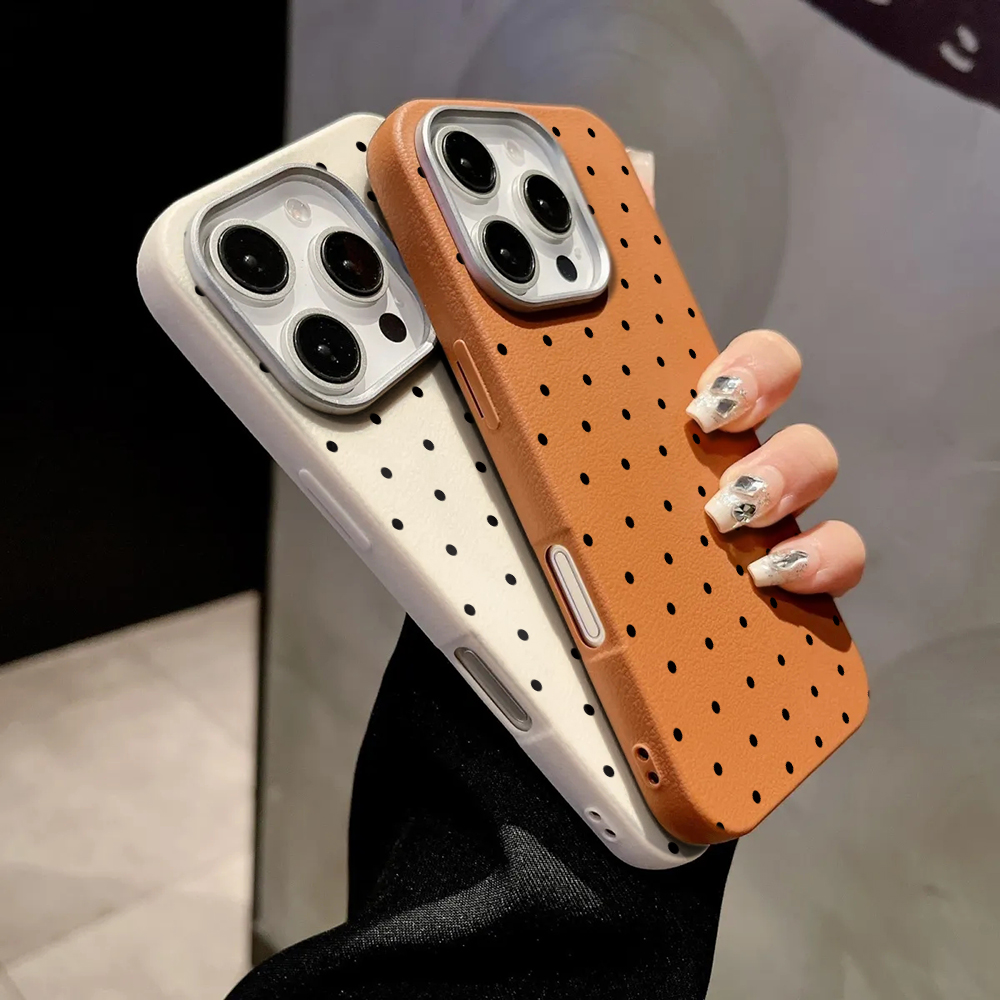 韓国INSキュートな水玉模様のiPhoneケース iPhon - Korean Lifestyle Aesthetic のレビューと価格