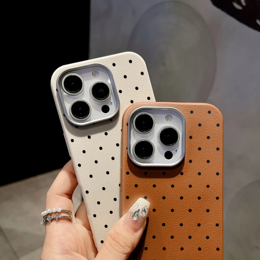 韓国INSキュートな水玉模様のiPhoneケース iPhon - Korean Lifestyle Aesthetic のレビューと価格