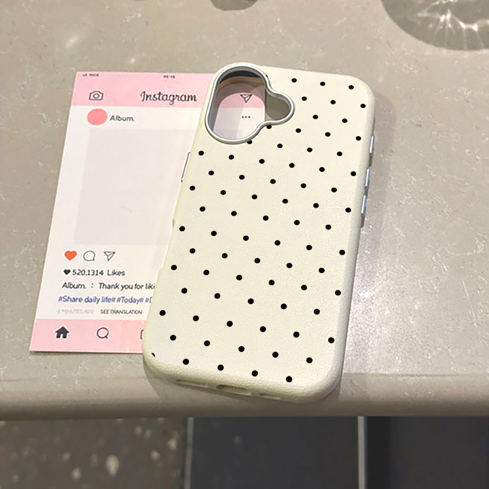 韓国INSキュートな水玉模様のiPhoneケース iPhon - Korean Lifestyle Aesthetic のレビューと価格
