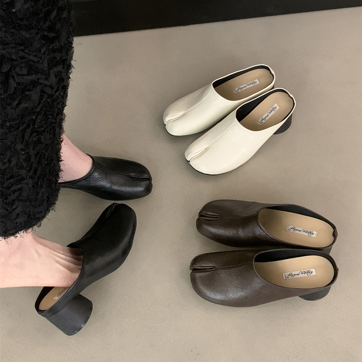 Bailamos 春の女性のスプリットトゥシューズファッショ - Korean Lifestyle Aesthetic のレビューと価格