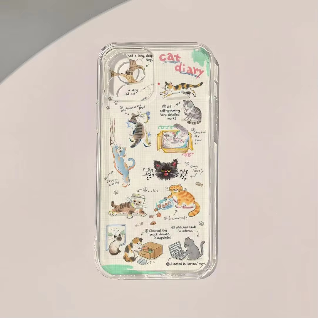 韓国風のかわいい子猫の日常を描いたiPhone 17 16  - Korean Lifestyle & Kids Boutique Photos のレビューと価格