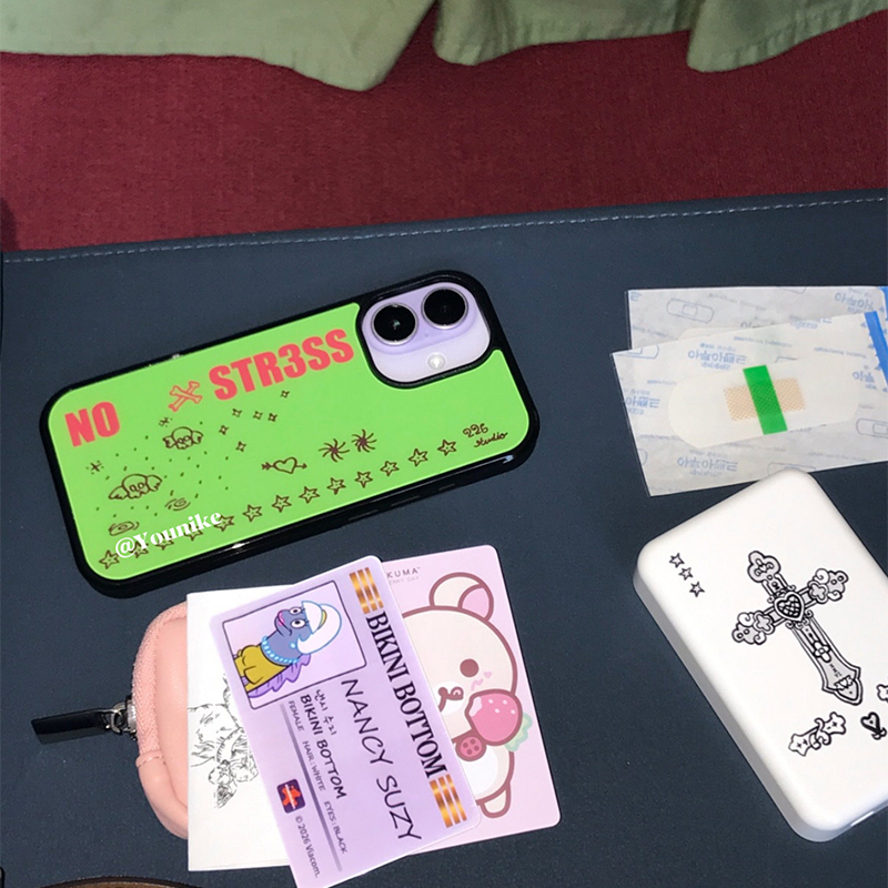 韓国風ファッションレタースターズ柄iPhoneケース iPh - Korean Lifestyle Aesthetic のレビューと価格