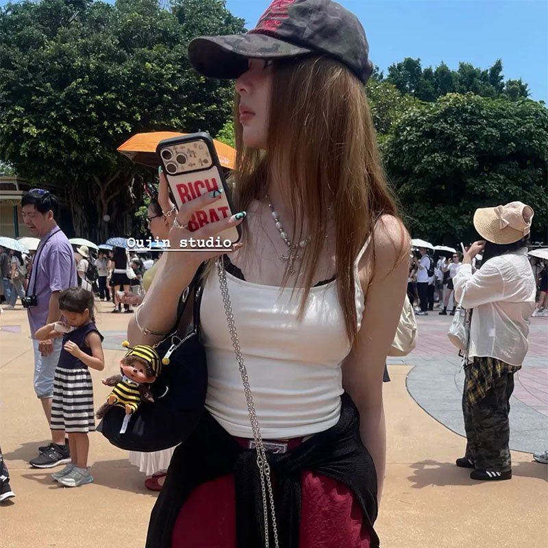 韓国風ファッションクールな赤文字スマホケース iPhone  - Korean Lifestyle Aesthetic のレビューと価格