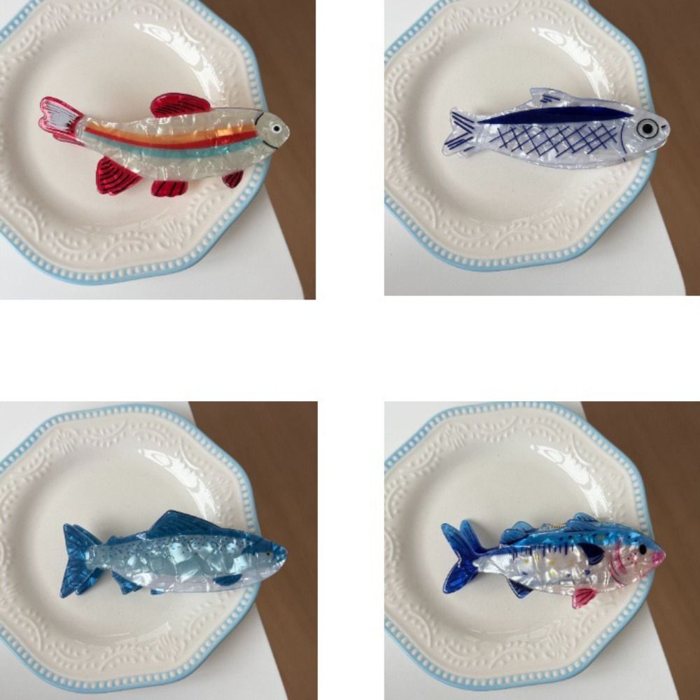 ヘアピン 海洋動物 ヘアクリップ ツナ PVC 海洋生物 魚 - Korean Lifestyle & Kids Boutique Photos のレビューと価格